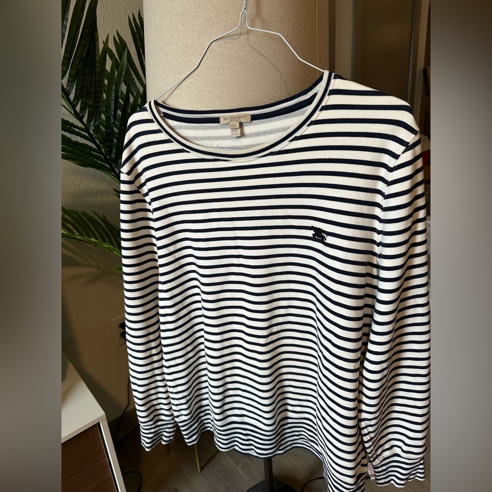 Burberry stripe sweatshirt